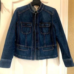 TALBOTS Denim jacket size 4P